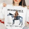 Beyonce Renaissance World Tour Shirt, Vintage Sweatshirt Unisex T-Shirt, Renaissance Tour Dates 2023 Poster Beyonce Shirt