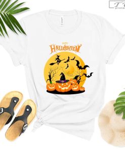 Halloween Shirt, Happy Halloween Tee, Pumpkin Shirt, Pumpkin Halloween T-Shirt