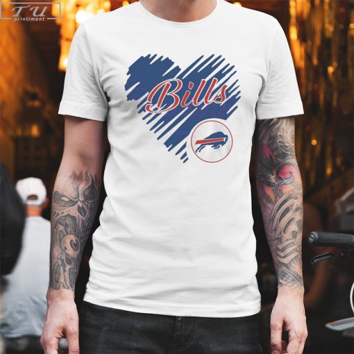 Heart Buffalo Bills NFL Team Shirt, Buffalo Bills Football Shirt, Buffalo Fan Gift