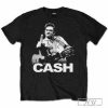 Johnny Cash Middle Finger Funny Offensive T-Shirt
