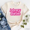 Library Barbie Shirt, Oppenheimer's Inspiring Legacy and Teacher Appreciatio Shirt