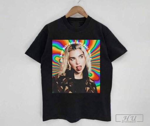 Lipa Baby Shirt, Lipa Vintage Bootleg 90s T-Shirt, Lipa Unisex Black Shirt, Dualipa Tee, Music RnB Shirt, Gift For Fans, Retro Style Shirt