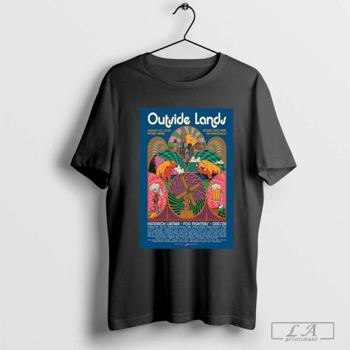 Outside Lands August 11-13, 2023 Golden Gate Park San Francisco Poster Shirt
