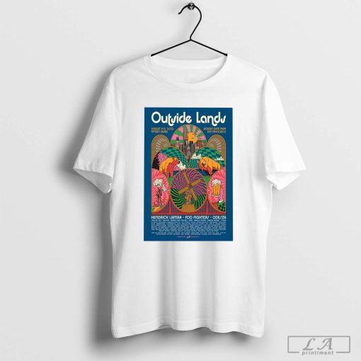 Outside Lands August 11-13, 2023 Golden Gate Park San Francisco Poster Shirt