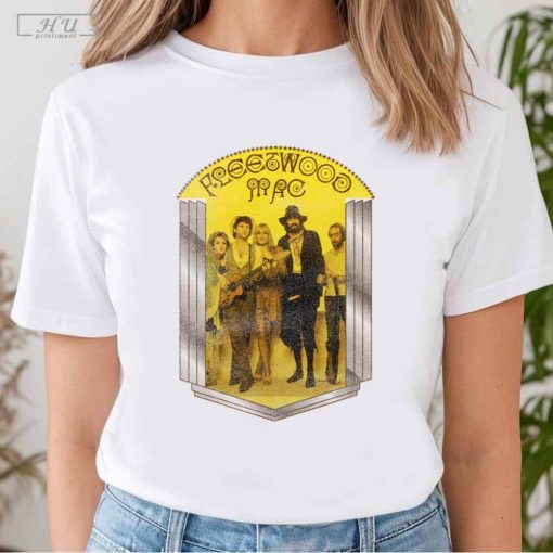 Retro 70s Fleetwood Mac Tour Style Design T-Shirt