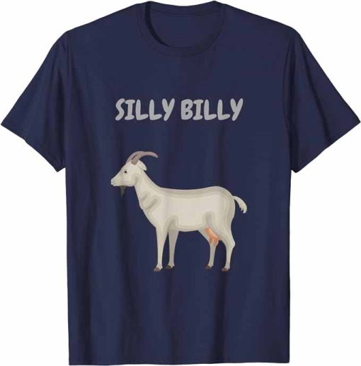 Silly Billy Goat T-Shirt, Animal Head: Silly Billy Goat Shirt