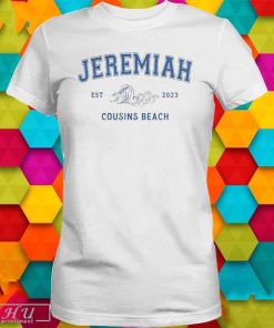 Team Jeremiah Est 2023 Cousins Beach Embroidered T-Shirt