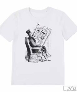 The Smiths Panic Vintage Newspaper Illustration Premium T-Shirt