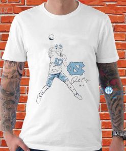Unc Football Drake Maye Superstar Pose Signature T-Shirt