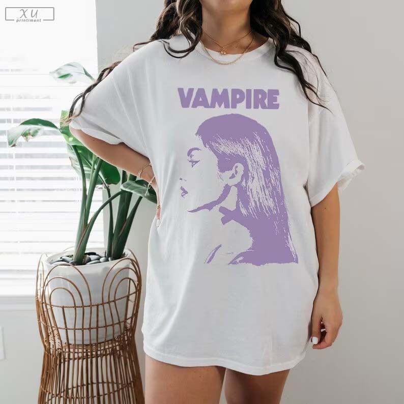Olivia Rodrigo Vampire Shirt, Vintage Olivia Rodrigo T-Shirt