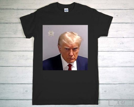 Trump Mugshot T Shirt USA Donald Trump Official Mug Shot Unisex Tee