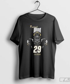 29 Rodrick Ward Silhouette Colorado Buffaloes Football Art Design T-shirt