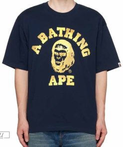 A Bathing Ape College T-Shirt, BAPE Woodland Camo College Tee