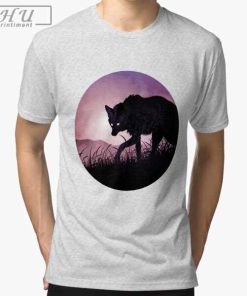 A Howling Wolf Full Moon Werewolves T-shirt, Werewolf Ripping Shirt