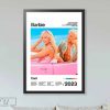 Barbie - 2023 - Margot Robbie Ryan Gosling - Movie Poster Artwork White Print Gift Vintage
