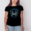 Beaufort South Carolina Blue Crab Design T-shirt