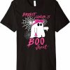 Caterpillar Breast Cancer Is Boo Sheet Breast Cancer Warrior Halloween T- shirt
