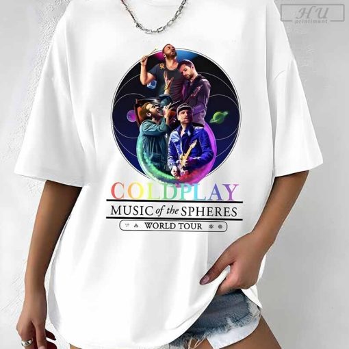 Coldplay World Tour 2023 Shirt, Music Of The Spheres T-Shirt, Coldplay Tour 2023 Shirt, Coldplay Gift Shirt, Coldplay Music Shirt
