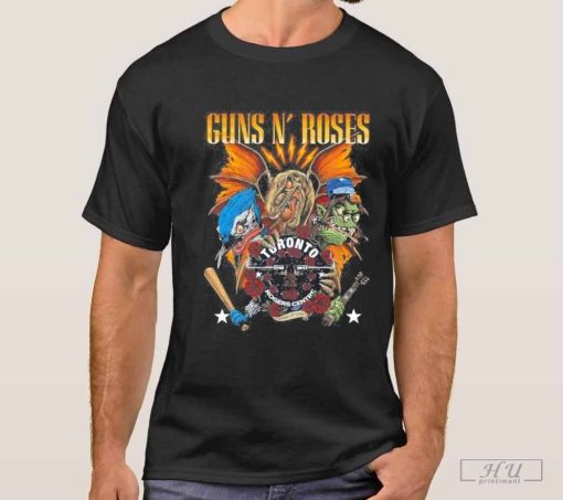 Guns N' Roses Tour 2023 Rogers Centre Poster T-Shirt, Centre Toronto CA 2023 Tour Shirt