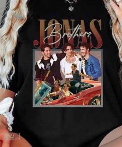 Jonas Brothers Vintage T-Shirt, Five Albums One Night Tour Shirt 2023 Sweatshirt