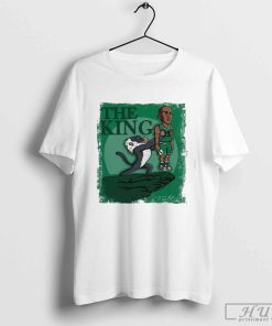 Jordan Travis Tiger King T-Shirt, Jordan 1 Celtic Lucky Green Shirt The Goat King Shirt