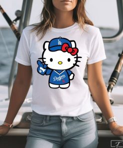 Hello Kitty Dodger Shirt, Los Angeles Dodgers Fan Shirt, Baseball Shirt, Hello Kitty Baseball Fan