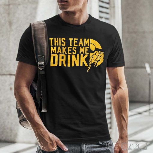 Minnesota Vikings This Team Makes Me Drink Shirt