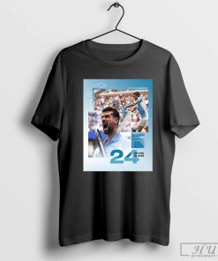 Novak Djokovic 24 Grand Slams Men's Singles Titles Champions US Open Tennis 2023 T-Shirt
