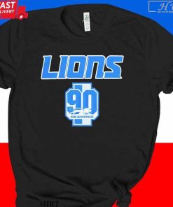 Official Detroit Lions Celebrate 90th Season T-Shirt