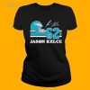 Philadelphia Eagles Jason Kelce #62 Helmet Retro NFL Signature T-Shirt