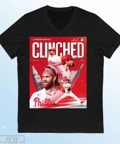 Philadelphia Phillies Postseason Clinched 2023 Take October T-Shirt
