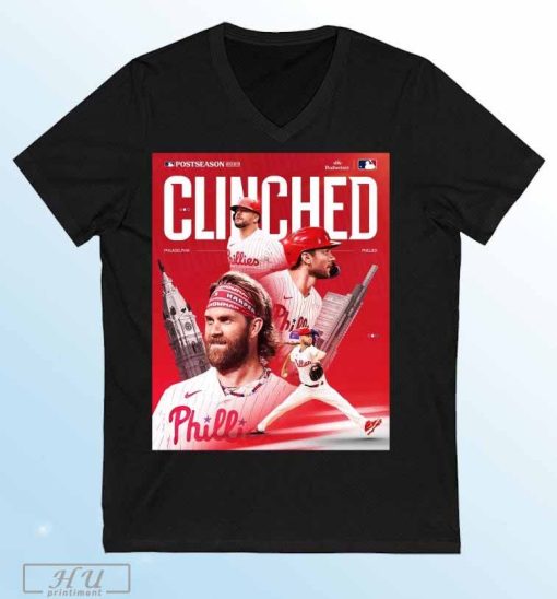 Philadelphia Phillies Postseason Clinched 2023 Take October T-Shirt