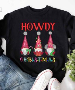 Pillows Totes Christmas Western Cowboy Snowman T-Shirt