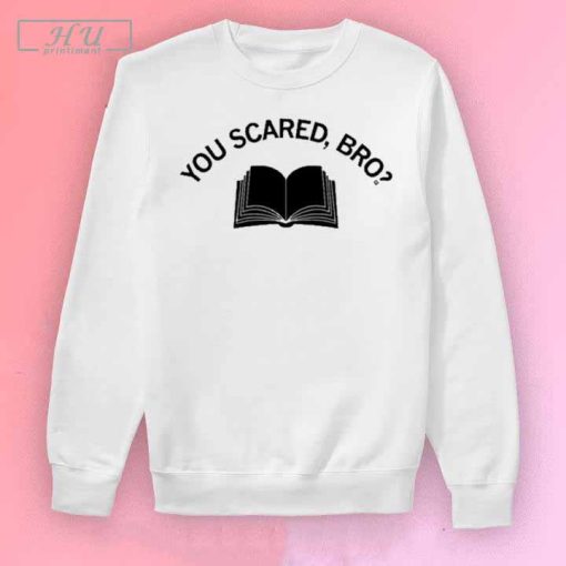 Raygunsite You Scared Bro Book T-Shirt