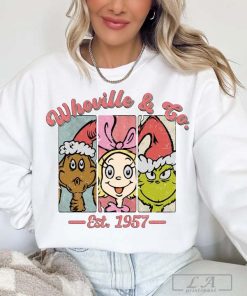 Retro Christmas Whoville And Co Est 1957 Sweatshirts