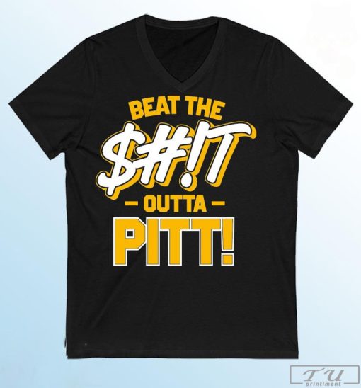 West Virginia Mountaineers Beat The Shit Outta Pitt Panthers Shirt