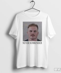 Zach Bryan Mugshot Never Surrender Mugshot Shirt