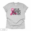 Breast Cancer Awareness Tee Not All Heroes Wear Capes Design T-Shirt