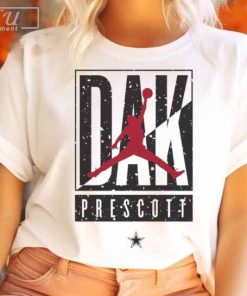 Dak Prescott Dallas Cowboys Jordan Brand Cut Box Graphic T-Shirt