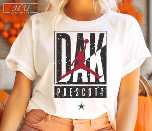 Dak Prescott Dallas Cowboys Jordan Brand Cut Box Graphic T-Shirt