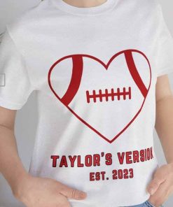 Football Taylor Swift Era Travis Kelce T-Shirt, Love Story Heart Swifty Shirt