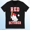 Ghost Philadelphia Phillies Red October 2023 T-Shirt