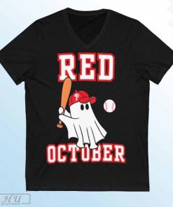 Ghost Philadelphia Phillies Red October 2023 T-Shirt