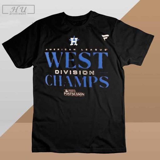 Houston Astros 2023 AL West Division Champions Big & Tall Locker Room T- Shirt