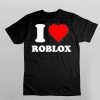 I love roblox heart shirt