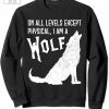I’m A Wolf Funny Werewolf Furry Meme Joke Novelty Nerd Gift Sweatshirt