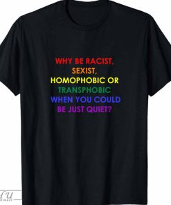 I'm Homophobic T-shirt Rainbow Color Shirt