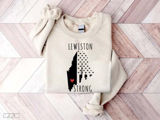 Lewiston Strong Shirt, Support Maine Shirt, Lewiston Strong Together Shirt