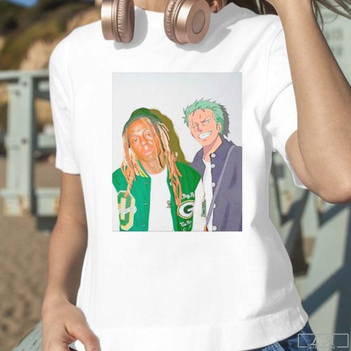 Lil Wayne And Roronoa Zoro Anime Shirt