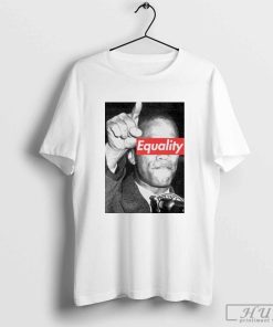 Malcolm and Equality No Racism Black Lives Matter Vintage T-Shirt